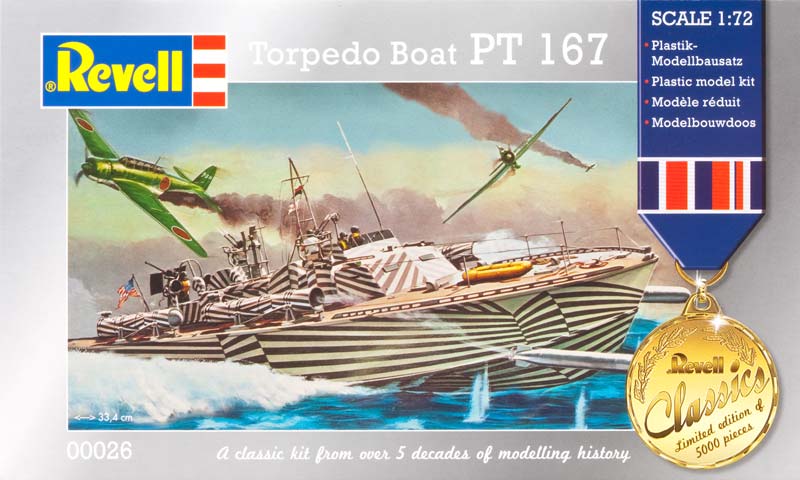 Revell 0026 - U.S. Navy Torpedo Boat PT 167