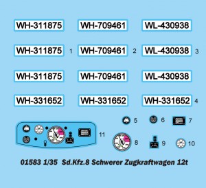 Sd.Kfz.8 施韦勒·祖格拉夫特瓦根 12t - 特朗普特 01583
