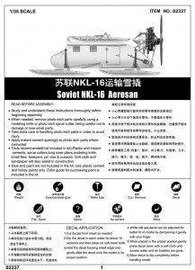 Sowjetische NKL-16 Aerosan - Trompeter 02337