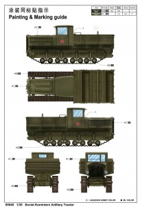 Sovietsky komintern delostrelecký traktor - Trumpeter 05540