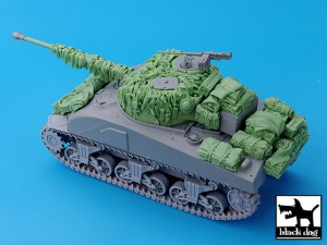 Brytyjski Sherman Firefly akcesoria zestaw – czarny pies T35028
