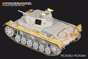 Druhá svetová vojna nemecky Pz.KPfw.III Ausf.E/F – VOYAGER PE35363