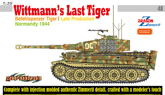 Wittmann's Last Tiger Befehlspanzer Tiger I - DRAGON 6610