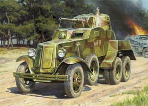 BA-10 Voiture blindée soviétique - Zvezda 3617