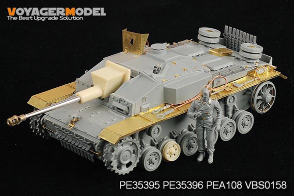 Tysk StuG.III Ausf.F8 fendere Set - VOYAGER PE35396