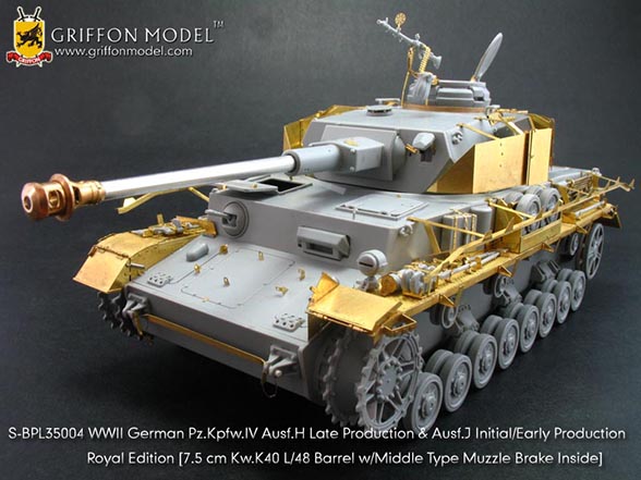 Pz.Kpfw.IV Ausf.H 로얄 에디션 - 그리폰 모델 SBPL35004