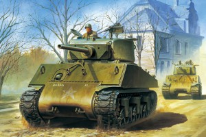 アメリカの突撃戦車 M4A3E2 シャーマン « ジャンボ » - TASCA