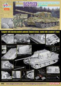 JAGDTIGER PORSCHE PRODUKTION TYPE mit Zimmerit - DRAGON 6493