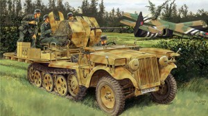 Sd.Kfz.10/5 хутро 2 см Флак 38 - ДРАКОН 6676