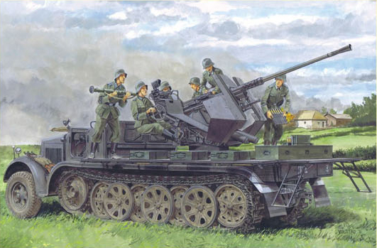 Sd.Kfz.7/2 3.7cm FlaK 36 - DRAGON 6541