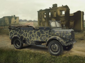 L1500A (Kfz.70), WWII tysk personel - ICM 35525