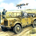 Le. gl. Einheits-Pkw (Kfz.2) - Německý rádiový vůz z druhé světové války - ICM 35522