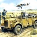 le. gl. Einheits-Pkw (Kfz.2) - WWII German Radio Car - ICM 35522