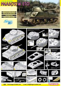 1/35 M4A3 (75)W ETO - 드래곤 6698