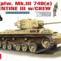 Pz.Kpfw. Mk.III 749 (e) バレンタインIII w/クルー - ミニアート 35100