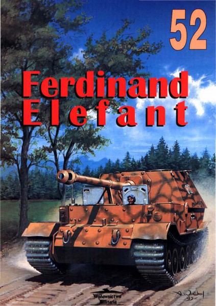 Ferdinand - Dramblys - sdkfz.184 - Wydawnictwo Militaria 052