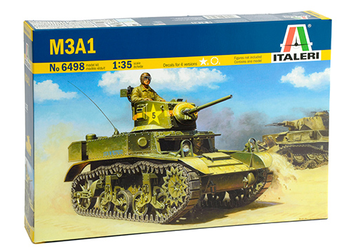 라이트 탱크 M3A1 - ITALERI 6498
