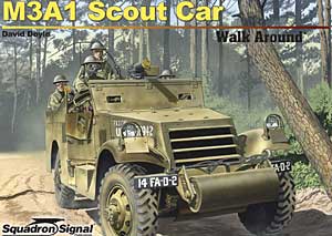 M3A1 Blanco Scout coche caminar alrededor - Señal de escuadrón SS5720