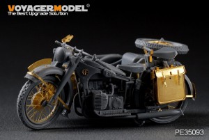 Ställ in tysk motorcykel R-12 (för Zvezda 3607) - VOYAGER MODELL PE35093