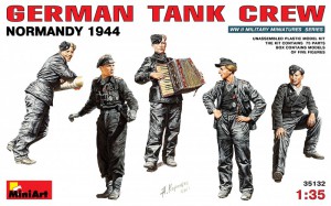 Juego de figurillas GERMAN TANK CREW (Normandía 1944) - MINIART 35132