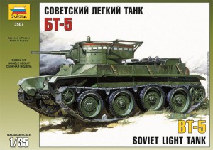 Sovietsky ľahký tank BT-5 - Zvezda 3507