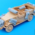 Us M3 Scout Car tillbehör set - Black Dog T35049