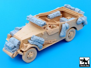 Us M3 Scout Car tillbehör set - Black Dog T35049