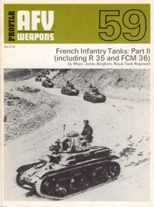 Tanques de infantería franceses (Chars R35, FCM36) Vol II - AFV Armas 59