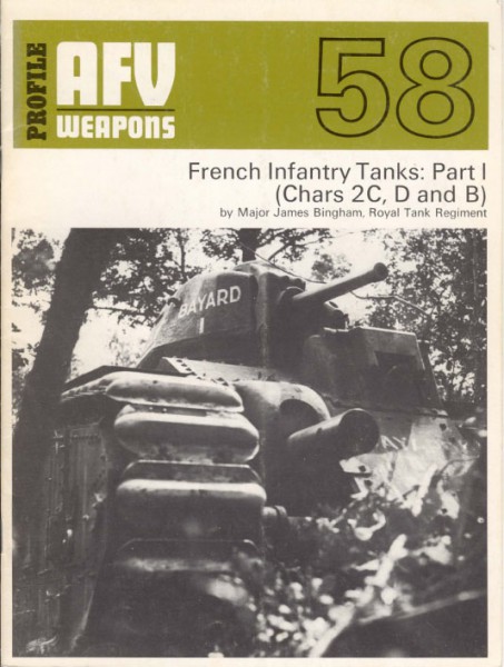 French Infantry Tanks Vol I - AFV Weapons 58