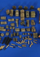 M3 15mm Gun Carriage Ammo - Stowage - Crew  - Verlinden 2687