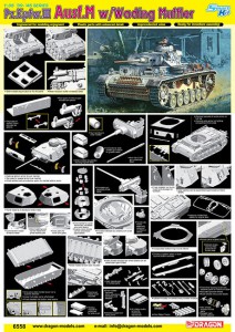 Pz.Kpfw.III Ausf.M m/Wading Muffler - DML 6558