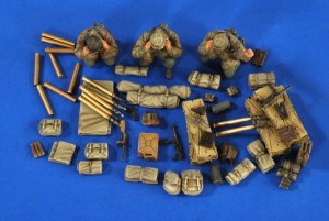 RSO Pak 75mm Schoage-Ammo-Crew - Verlinden 2679