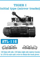 Tracks for TIGER I initial type - Friulmodel ATL-116