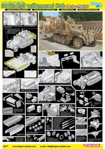 1/35 Sd.Kfz.10/5 w/Panssaroitu ohjaamo turkis 2cm FlaK - DML 6677