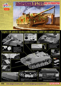Jagdpanzer IV L/70(V) w/Zimmerit Aug 1944 Výroba - DML 6589