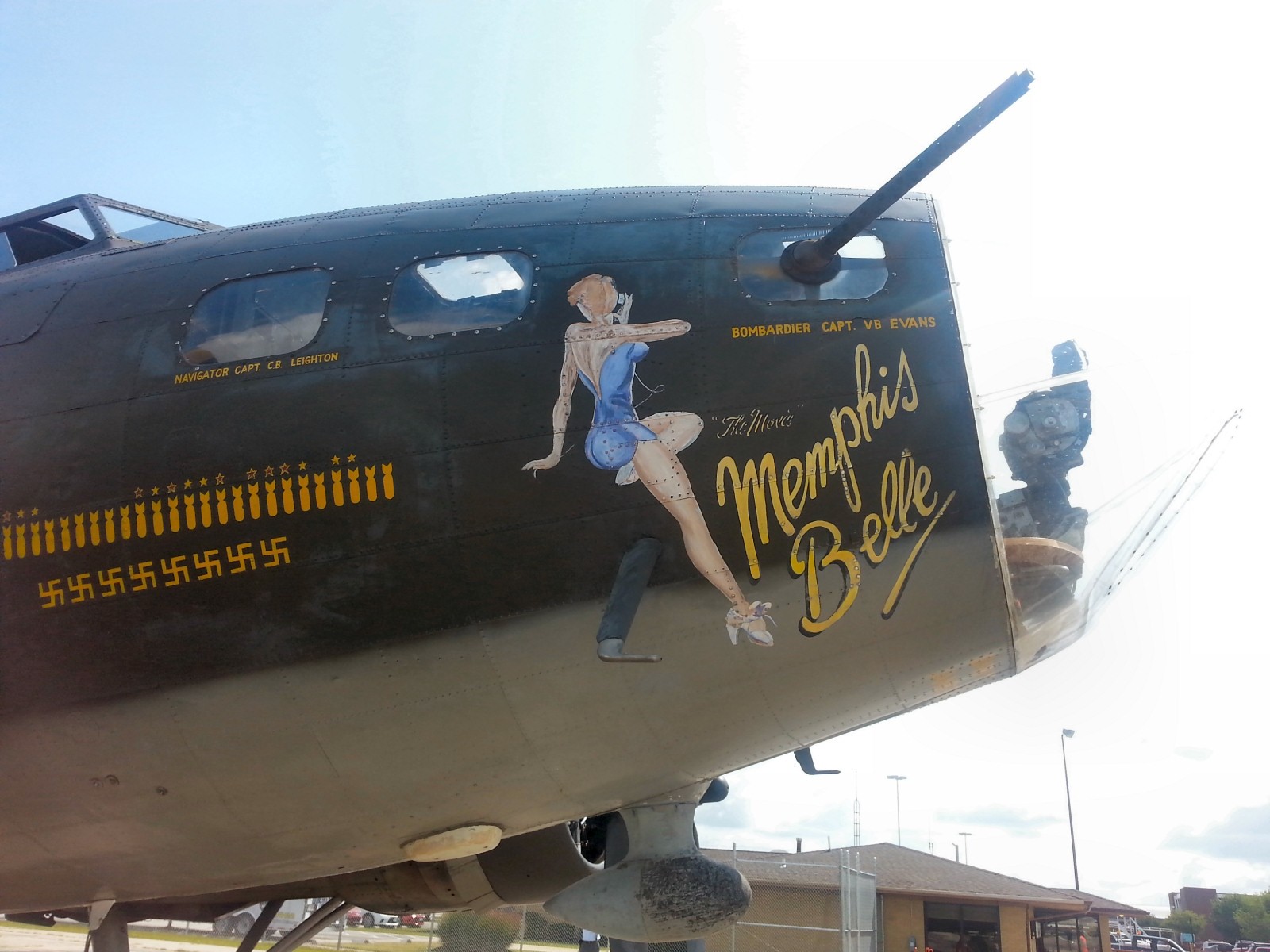 B-17F Flygande Fästning Memphis Belle