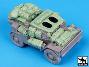 Dingo MK III Scout Car Zubehör Set - Black Dog T35061