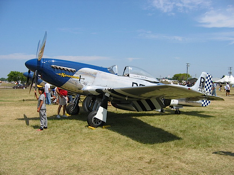 P-51D Mustang - Se promener