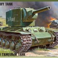 Tanque soviético KV-2 - Zvezda 3608