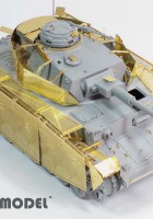 Segunda Guerra Mundial Alemán Pz.Kpfw.IV Ausf.J Schurzen - E.T.MODEL E35-091