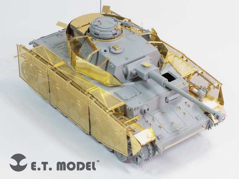 Andre verdenskrig Tyske Pz.Kpfw.IV Ausf.J Schurzen - E.T.MODEL E35-091