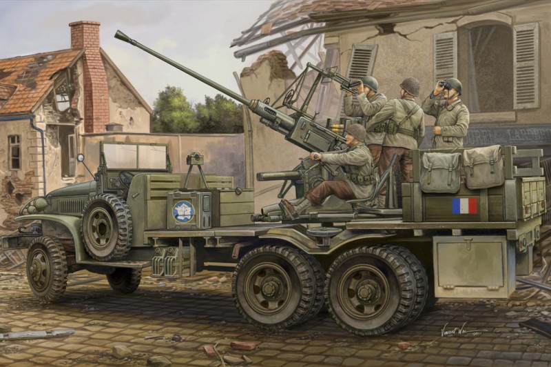 GMC Bofors 40mm Fegyvert - HOBBI FŐNÖK 82459