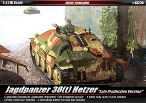 Jagdpanzer38(t)Hetzer[後期生産版】アカデミー13230