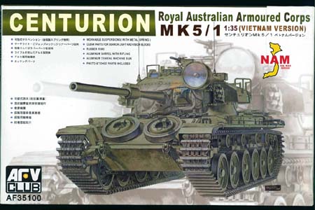 Centurion Mk.5/1 RAAC Vietnam Version - AFV Club 35100