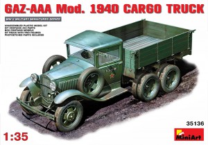 GAZ-AAA Mod 1940 Cargo Truck - MINIART 35136