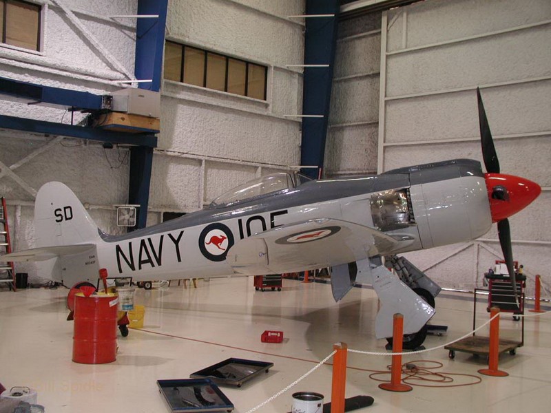 Хокер Sea Fury FBII vol2-шетња око