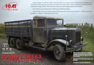 Krupp L3H163 WWII German Army Truck - ICM 35461