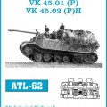 페르디난드 / VK 45.01 (P) VK 45.02 (P)H - 프리울 모델 ATL-62에 대한 트랙