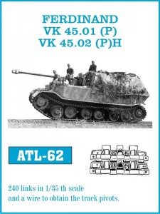 Tracks voor Ferdinand / VK 45.01(P) VK 45.02(P)H - Friulmodel ATL-62