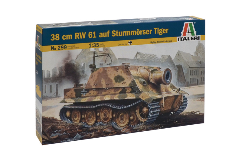 38 cm RW 61 auf Sturmmörser Tigris - ITALERI 299